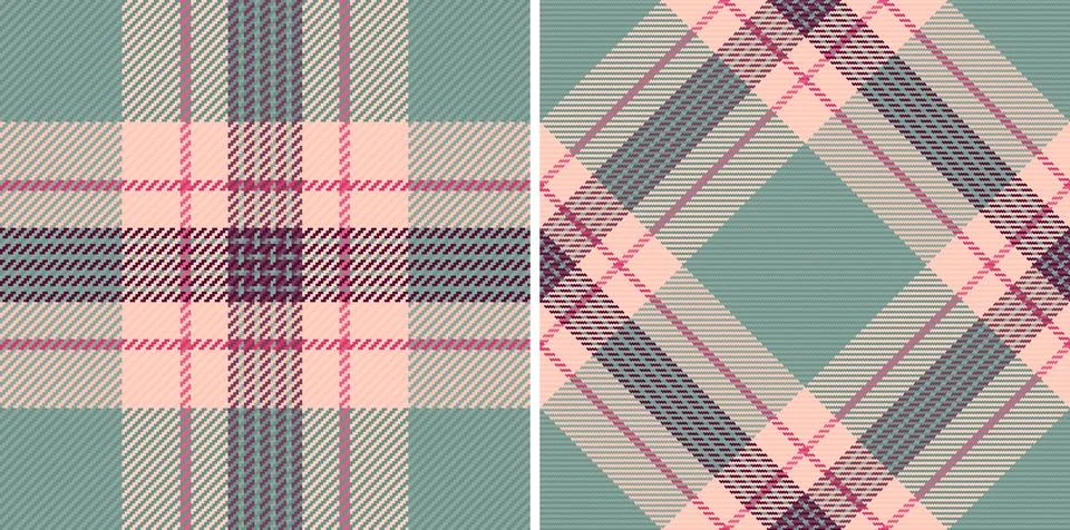 Fabric textile vector of background pattern tartan with a plaid texture sea.. Stock Illustration