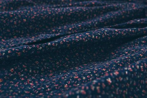 Fabric texture as background. Blue flax. Item of clothing close-up Photos