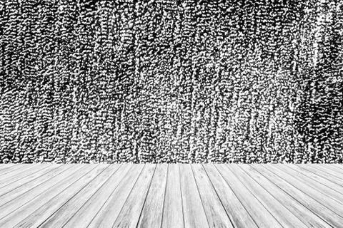 Fabric texture background , process in white color with wood terrace 스톡 사진