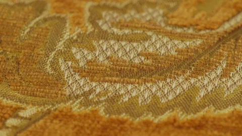 Fabric Texture Can Be Used As A Background Stock Footage 144042775