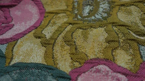 Fabric Texture Can Be Used As A Background Stock Footage 220016675