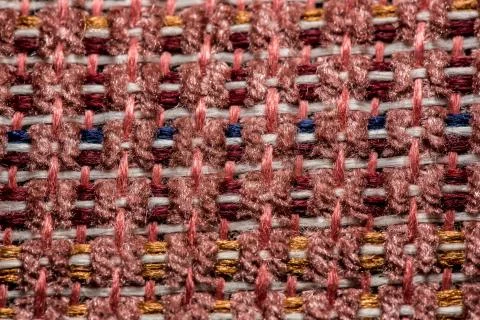 Fabric texture close-up. macrophotography Stock Photos