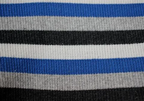 Fabric texture with multi-colored stripes Stock Photos