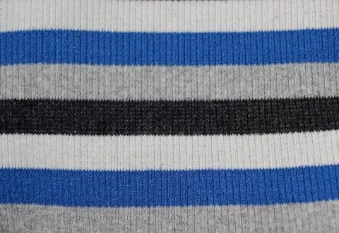 Fabric texture with multi-colored stripes Stock Photos