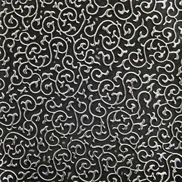 Fabric texture patterns black silver for background or design Stock Photos