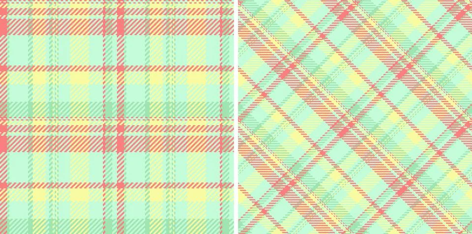 Fabric texture plaid of pattern background seamless with a vector check tex.. Stockillustratie