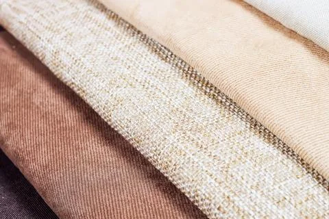 Fabric texture samples. Stock Photos