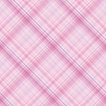 Fabric texture. Seamless tartan pattern. Vector background. Stock Illustration