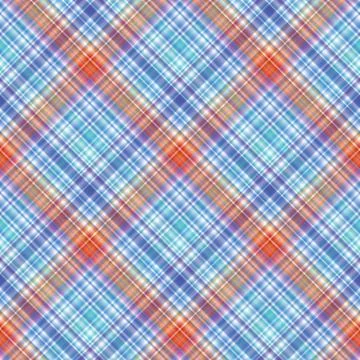 Fabric texture. Seamless tartan pattern. Vector background. Stock Illustration