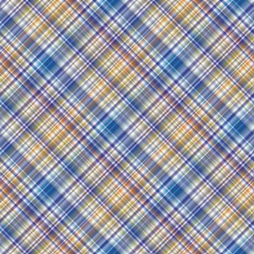 Fabric texture. Seamless tartan pattern. Vector background. Stock Illustration