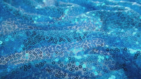 Fabric texture with spangles. Background sequin. Glitter texture. Fabric sequins Stock Footage 277351810