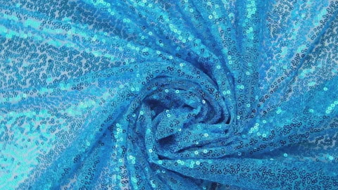 Fabric texture with spangles. Background sequin. Glitter texture. Fabric sequins Stock Footage 277437811