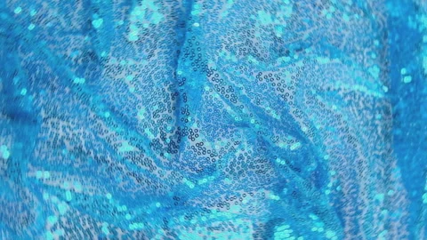Fabric texture with spangles. Background sequin. Glitter texture. Fabric sequins Stock Footage 282082179