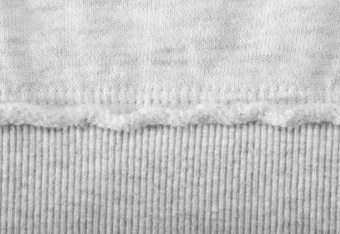 Fabric texture with stitch Stock Photos