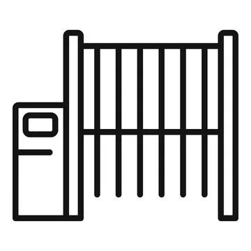 Fabric thread icon outline vector. Factory cotton 스톡 일러스트