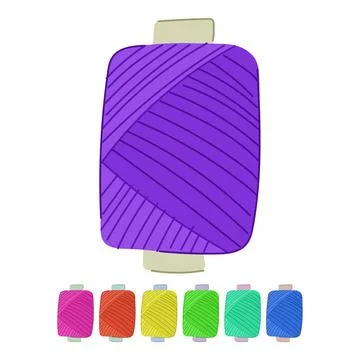 Fabric thread spool vector cartoon graphic 스톡 일러스트