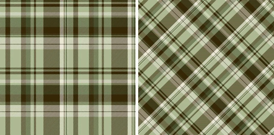 Fabric vector check of pattern background seamless with a plaid texture tex.. 스톡 일러스트