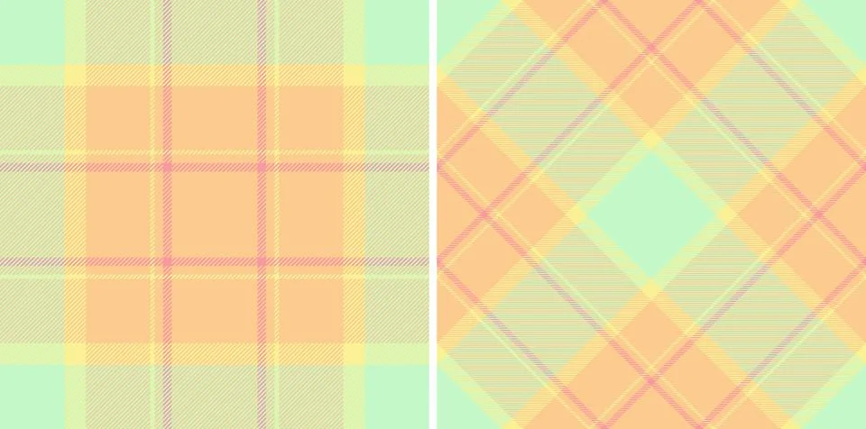 Fabric vector tartan of check pattern texture with a textile seamless backg.. Stockillustratie