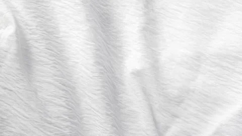 Fabric white textured background with soft elegant waves Stock Photos