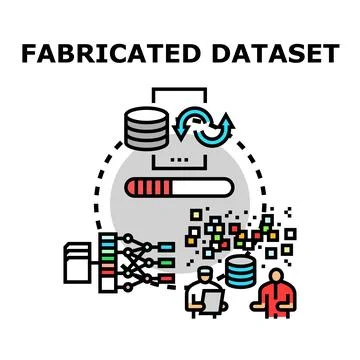 Fabricating artificial data for testing and analysis イラスト素材