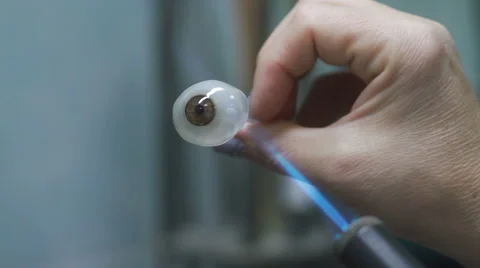 Fabrication of eye prosthesis 库存影片 68790023