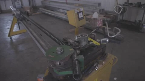 Fabrication - Pipe Bender Vídeos de archivo 168947517