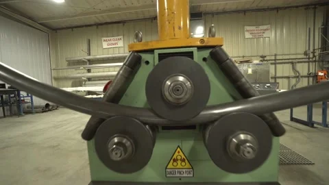 Fabrication - Pipe Bender - Roller Vídeos de archivo 168947505