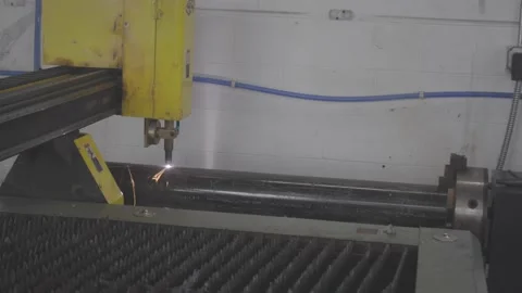 Fabrication - Pipe Cutter Vídeos de archivo 168947540