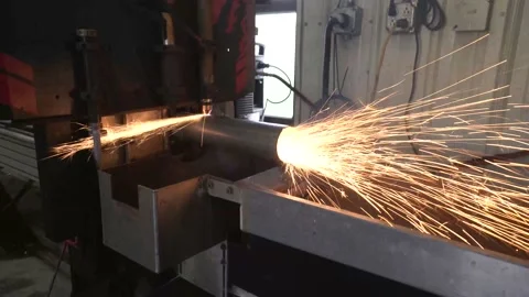 Fabrication - Pipe Cutter Vídeos de archivo 168947567