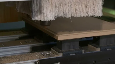 Fabrication system sawing the board 스톡 동영상 70707880
