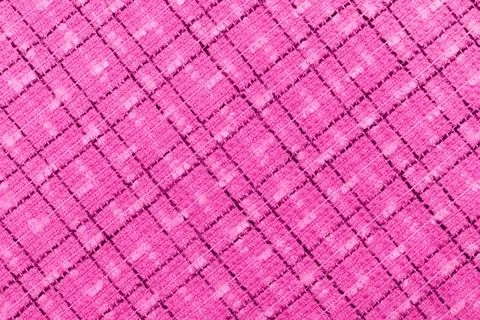 Fabric.Checkered fabric. Checkered pattern on fabric of different colors. Mat Stock Photos