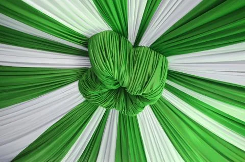 Fabrics decoration Stockfoto's