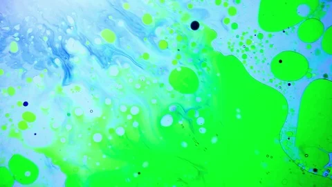Fabulous bright pattern liquid art motion Stock Footage 124420362