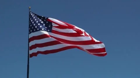 Fabulous flag Stock Footage 12169914