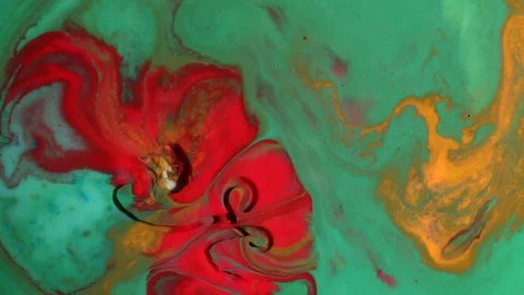 Fabulous multicolored paint pattern 스톡 동영상 81325828