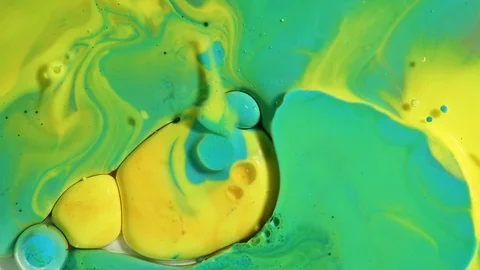 Fabulous multicolored paint pattern Stock-Footage 84854917