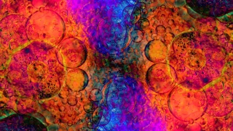Fabulous Patterns of Colors and Paints Stock Footage 77915680