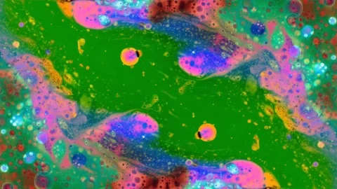 Fabulous Patterns of Colors and Paints Stock Footage