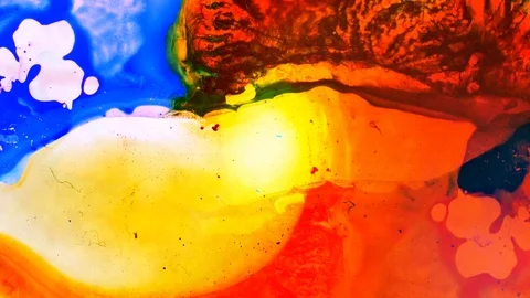 Fabulous Patterns of Colors and Paints Видео 100859983