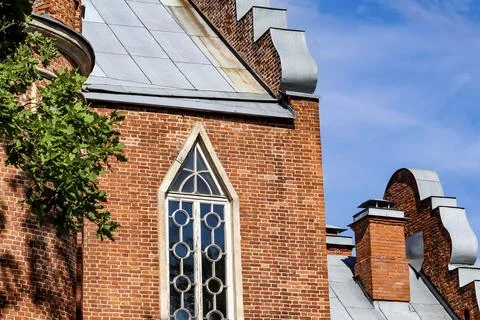 Facade of an ancient building Stock Photos