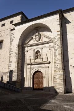 Facade of the Anunciada monastery. Stock Photos