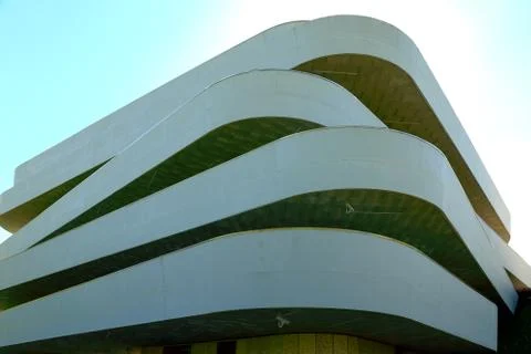 Facade-Basque culinary center Stock Photos