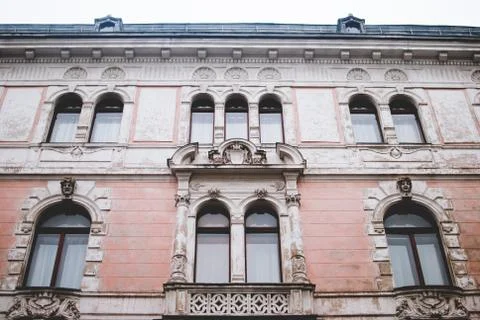 Facade of a beautiful building Stock Photos