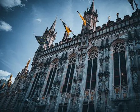 Facade of a beautiful building Fotos de archivo
