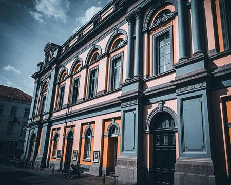 Facade of a beautiful building Stock Photos