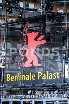 Facade of the Berlinale Palast in Berlin Stock Photos