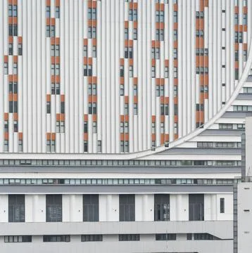 Facade of a building in Ho Chi Minh City Stock Photos