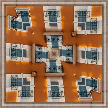 Facade of the building Stock Illustration