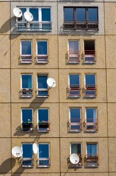 Facade of a building Stock Photos