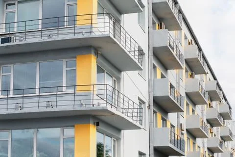 Facade of the building Stock Photos